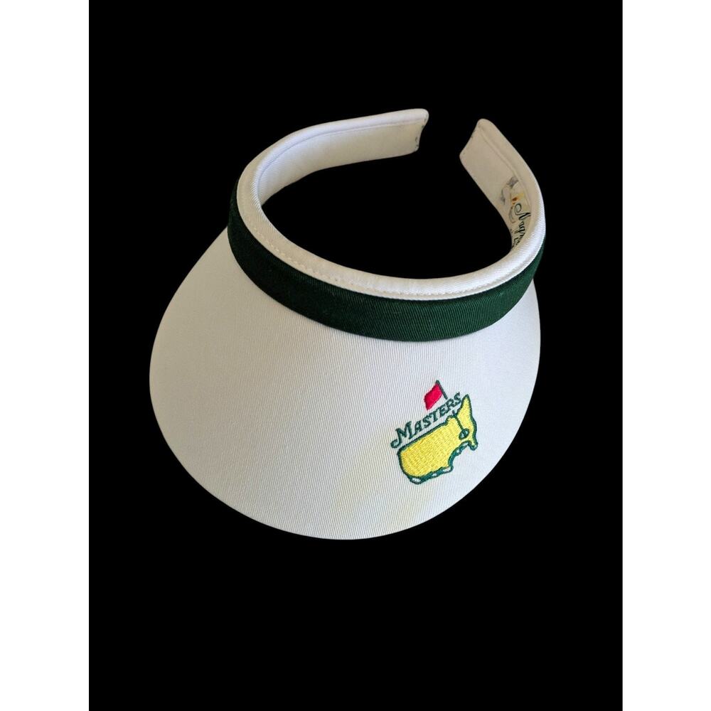 Vintage Masters Golf Tournament Magnolia Lane Visor Green White Adjustable